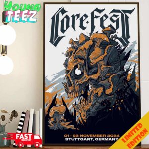 Core Fest Germany For The 2024 Festival 1-2 November 2024 Stuttgart Germany Home Decor Poster Canvas