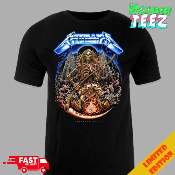 Creeping Death Poster Art For Album Ride The Lighting Metallica Unisex T-Shirt