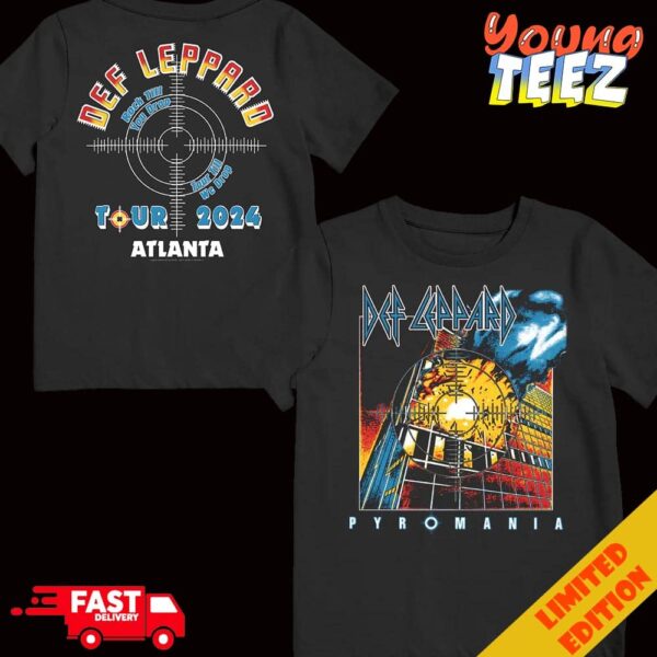 Def Leppard Pyromania Rock Till You Drop Tour Till We Drop Tour 2024 Atlanta T-Shirt