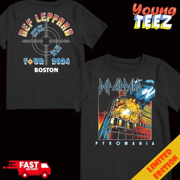 Def Leppard Pyromania Rock Till You Drop Tour Till We Drop Tour 2024 Boston T-Shirt