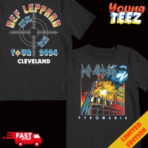 Def Leppard Pyromania Rock Till You Drop Tour Till We Drop Tour 2024 Cleveland T-Shirt