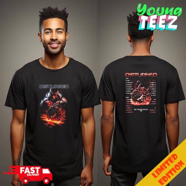 Disturbed Official Store Merchandise Master Of War 2024 Tour Two Sides T-Shirt