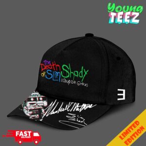 Eminem The Death Of Slim Shady Coup De Grace Logo And Signature Official Cover On July 12th 2024 Classic Hat-Cap Snapback