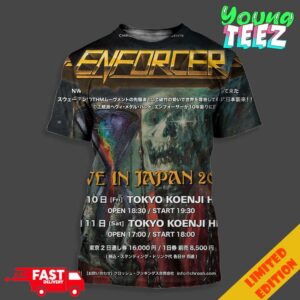 Enforcer Live In Japan 2025 At Tokyo Koenji High Unisex All Over Print T-Shirt