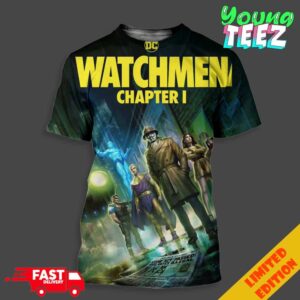 First Poster For Watchmen Chapter I Release In 2024 Unisex All Over Print T-Shirt