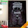 Gatecreeper Arizona Fall Tour 2024 With Frozen Soul And Worm Schedule List Date Poster Canvas Home Decor