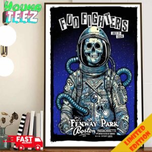 Foo Fighters Live At Adrift Fenway Park In Boston MA Massachusetts The United States Of America On Planet Earth July 21 2024 Poster Canvas Home Decor