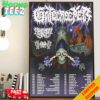 Fit For An Autopsy The Northing That Is US Tour 2024 Schedule List Date Poster Canvas Home Decor