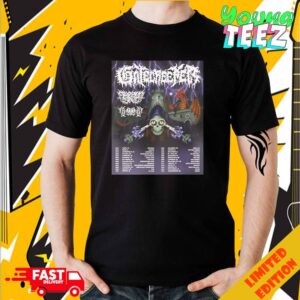 Gatecreeper Arizona Fall Tour 2024 With Frozen Soul And Worm Schedule List Date Unisex Merchandise T-Shirt