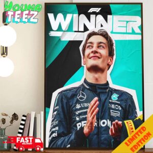 George Russell Wins The Belgian Grand Prix 2024 Formula 1 Poster Canvas Home Decor