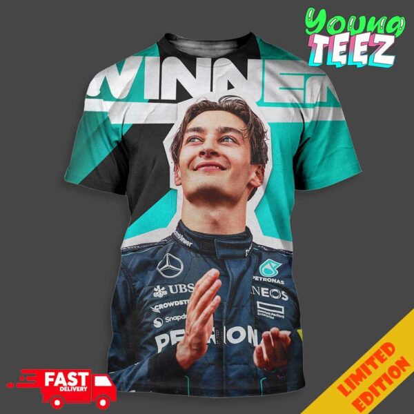 George Russell Wins The Belgian Grand Prix 2024 Formula 1 Unisex 3D T-Shirt