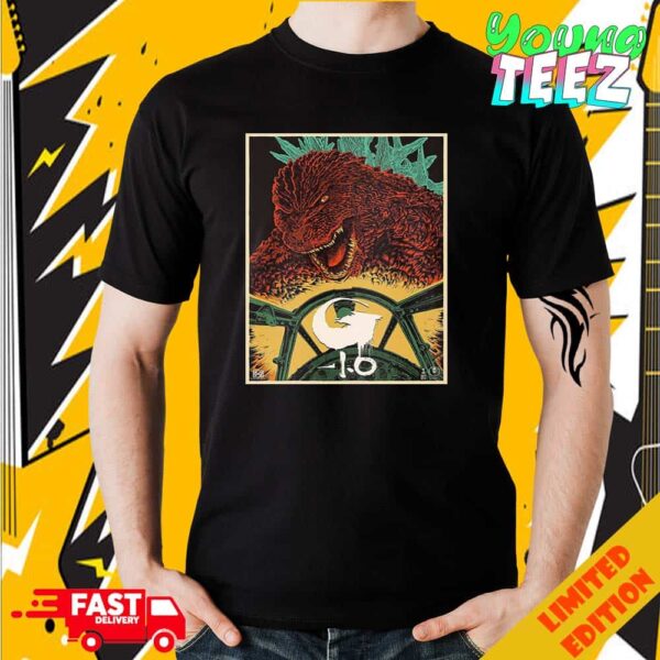 Godzilla Minus One Screen Printed Poster By GhostXGhost Unisex Merchandise T-Shirt