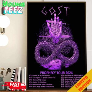 Gost Prophecy Tour 2024 In USA Schedule List Date Poster Canvas Home Decor