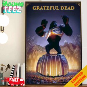 Grateful Dead Poster From Their Concert Series At Madison Square Garden Back In 89 Now Available Poster Canvas Home Decor