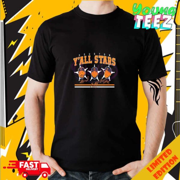 Houston Baseball Yall Stars Players Unisex Merchandise T-Shirt