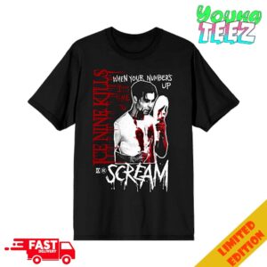 Ice Nine Kills Limited Edition When Your Number Up Scream Exclusive T-Shirt