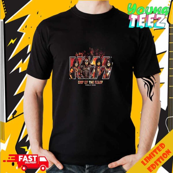 Kiss Band End Of The Road World Tour 2024 Merchandise Unisex Merchandise T-Shirt