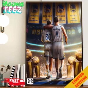 Klay Thompson Golden State Warriors Legend End Of An Era Home Decor Poster Canvas