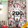 Lewis Hamilton Achieve 200 Formula 1 Podiums In Hungaruan GP 2024 Poster Canvas Home Decor