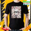 Lewis Hamilton Achieve 200 Formula 1 Podiums In Hungaruan GP 2024 Unisex Merchandise T-Shirt