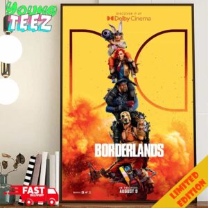 Look At How Stacked Our Crew Is Borderlands Movie Poster In Theaters August 9 2024 Poster Canvas Home Decor