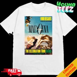 Madonna The Official Store The Celebration Tour In Rio 2024 Event Tee Four Decades Unisex T-Shirt