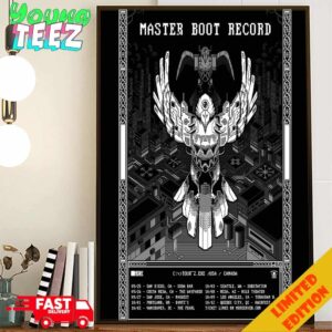 Master Boot Record Tour EXE USA And Canada In 2024 Schedule List Date Poster Canvas Home Decor