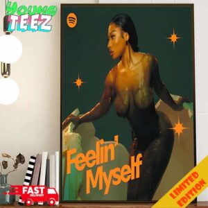 Megan Thee Stallion Covers Spotify’s Feelin’ Myself Playlist With Where Them Girls At Poster Canvas Home Decor