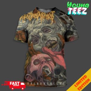 New Album Evergrowing Crypt By Permanent Disfigurement Release On June 28th 2024 Debut album from Manchester NH US Brutal Death Metal Outfit All Over Print Shirt