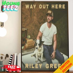 New EP Way Out Here By Rilet Green Release In 2024 Poster Canvas Home Decor