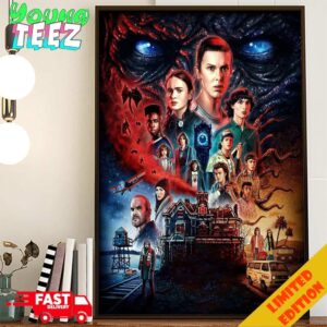 New Poster Stranger Things 5 Officially Release In 2025 On Netflix Poster Canvas Home Decor