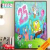 Official 25th Anniversary Posters For Spongerbob Squarepants Home Decor Poster Canvas