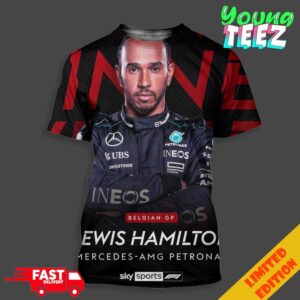 Official Lewis Hamilton Claims Victory In Belgium At Belgian GP 2024 Formula 1 Unisex 3D T-Shirt