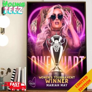 Official Mariah May Winner Women’s Tournament AEW Dynamite 2024 Home Decor Poster Canvas