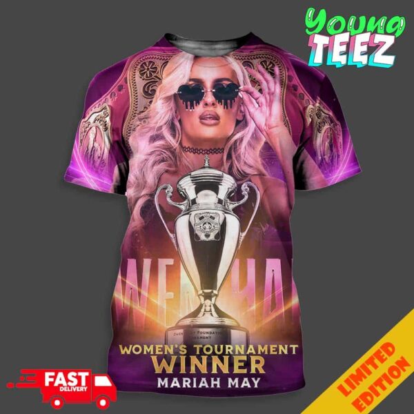 Official Mariah May Winner Women’s Tournament AEW Dynamite 2024 Unisex All Over Print T-Shirt