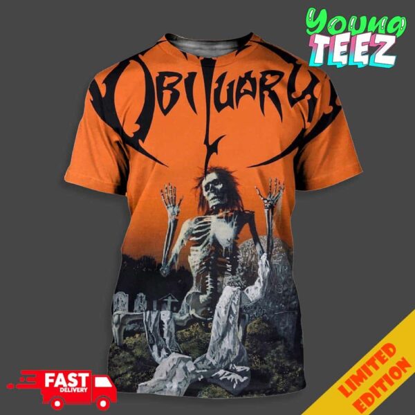 Official New Poster Obituary 2024 Unisex All Over Print T-Shirt