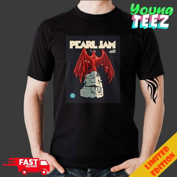 Pearl Jam With The Murder Capital Waldbuhne In Berlin On July 2 2024 Art By Rupet Gruber Unisex Merchandise T-Shirt