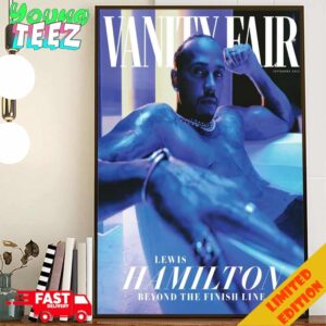 Photograph Lewis Hamilton Beyond The Finish Line On Vanity Fair Newspaper Home Decor Poster Canvas