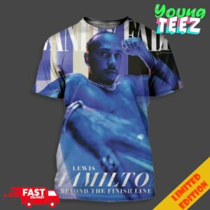 Photograph Lewis Hamilton Beyond The Finish Line On Vanity Fair Newspaper Unisex All Over Print T-Shirt