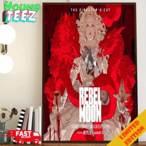 Poster For Rebel Moon Movie Official Release Only On Netflix August 2nd 2024 Poster Canvas Home Decor