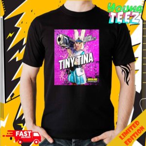 Poster Fot Ariana Greenblatt As Tiny Tina Borderlands In Theaters August 9th 2024 Unisex Essentials T-Shirt