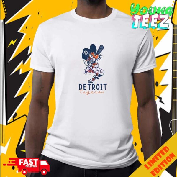 Retro Detroit Tigers Mascot Baseball Unisex Merchandise T-Shirt