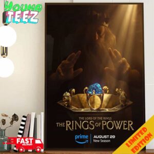 Seven For The Dwarf Lords Hall H At San Diego Comic-Con Approaches This Friday The Lord Of The Rings The Rings Of Power Poster Canvas Home Decor