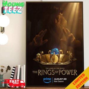 Seven For The Dwarf Lords Hall H At San Diego Comic-Con Approaches This Friday THe Lord Of The Rings The Rings Of Power Poster Canvas Home Decor