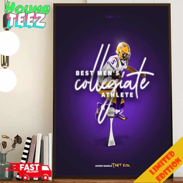 The Best Men?s Collegiate Athlete LSU Football NFL 2024 Home Decor Poster Canvas