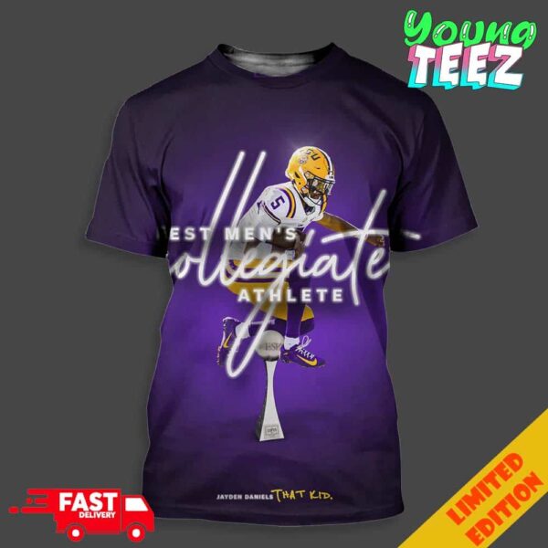 The Best Men?s Collegiate Athlete LSU Football NFL 2024 Unisex All Over Print T-Shirt