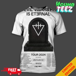 The Devil Wears Prada Tour 2024 Schedule List Date All Over Print Unisex T-Shirt