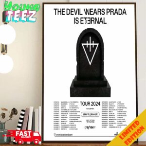 The Devil Wears Prada Tour 2024 Schedule List Date Poster Canvas Home Decor