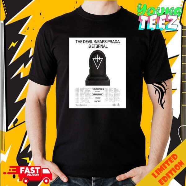 The Devil Wears Prada Tour 2024 Schedule List Date Unisex Merchandise T-Shirt