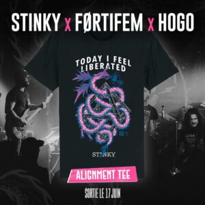 Today I Feel Liberated Stinky x Fortifem x Hogo Alignment Tee Merchandise Limited T-Shirt
